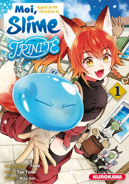 Couverture ebook de Moi, quand je me réincarne en Slime - Trinité - tome 1, de Tae Tono, Fuse