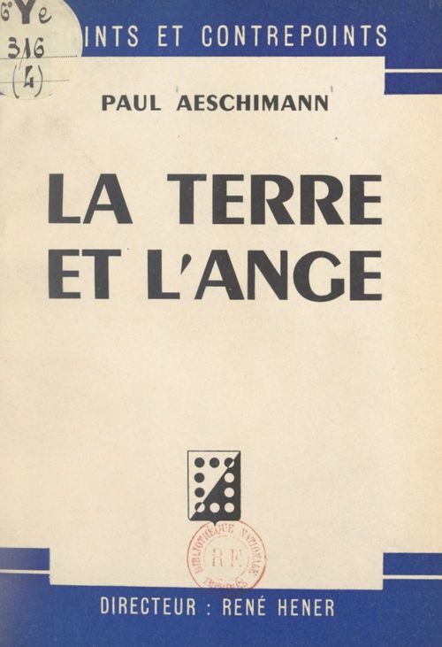 ebook cover of La terre et l'ange, by Paul Aeschimann