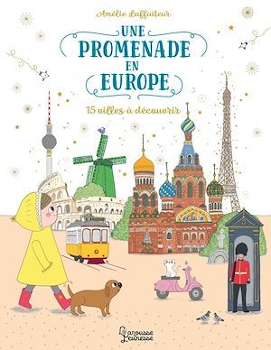 Couverture ebook de Une promenade en Europe, de Amélie Laffaiteur