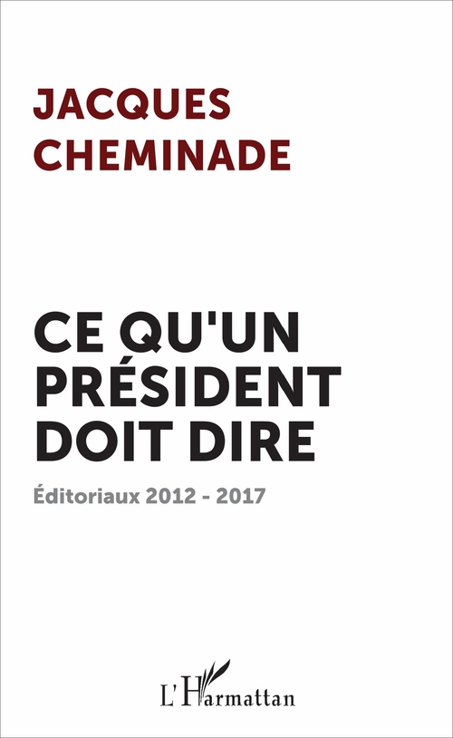 ebook cover of Ce qu'un président doit dire, by Jacques Cheminade