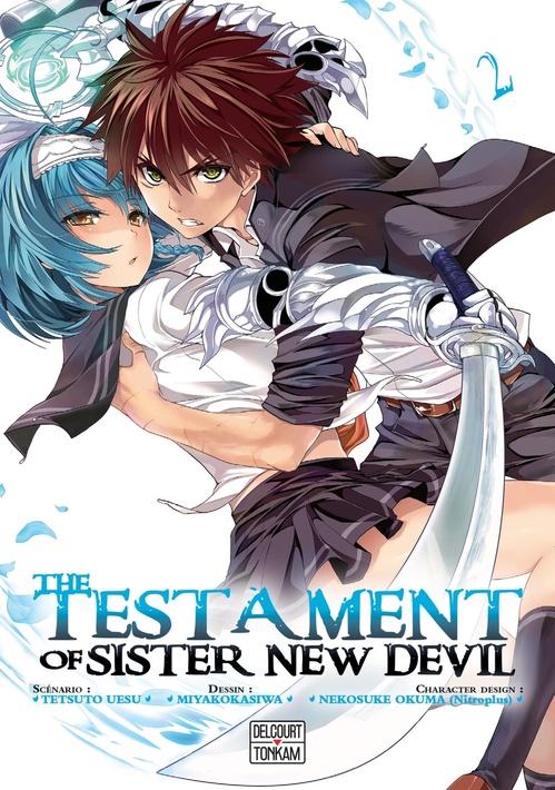 Couverture ebook de The Testament of sister new devil T02, de Tetsuto Uesu