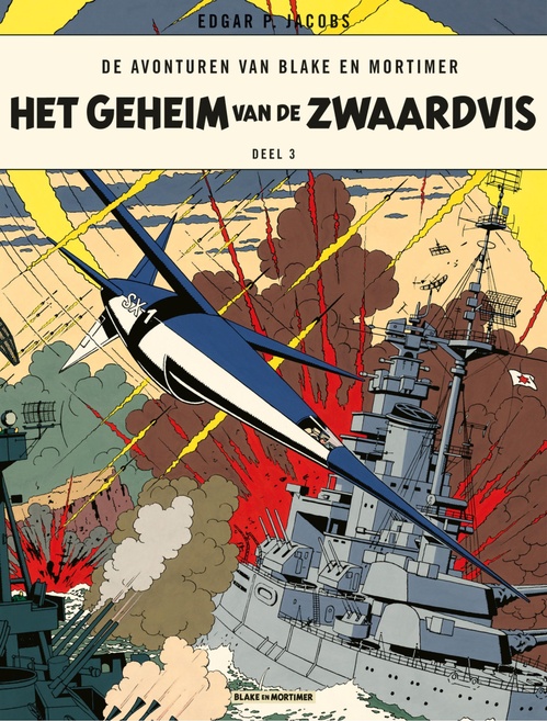 Couverture ebook de Het Geheim van de zwaardvis deel 3, de Edgar P. Jacobs