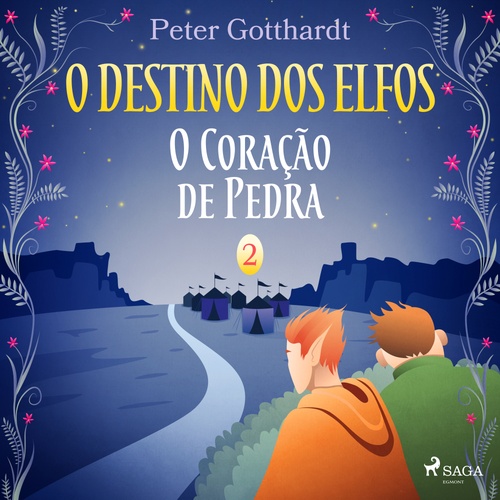 audiobook cover of O Destino dos Elfos 2: O Coração de Pedra, by Peter Gotthardt