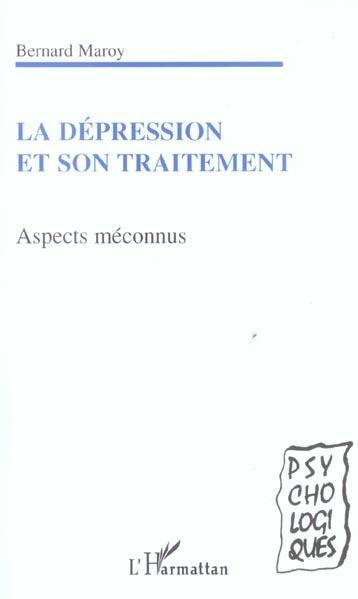 Couverture ebook de La dépression et son traitement, de Bernard Maroy