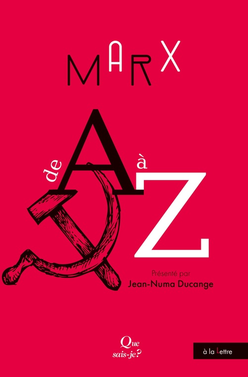 ebook cover of Marx de A à Z, by Jean-Numa Ducange