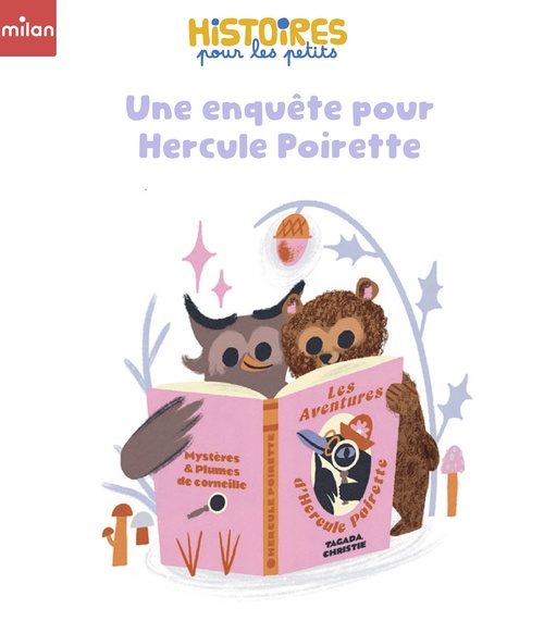 Couverture ebook de Une enquête pour Hercule Poirette, de Christelle Vallat