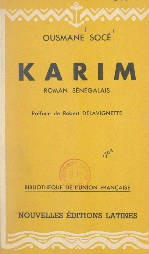 Couverture ebook de Karim, de Ousmane Soce
