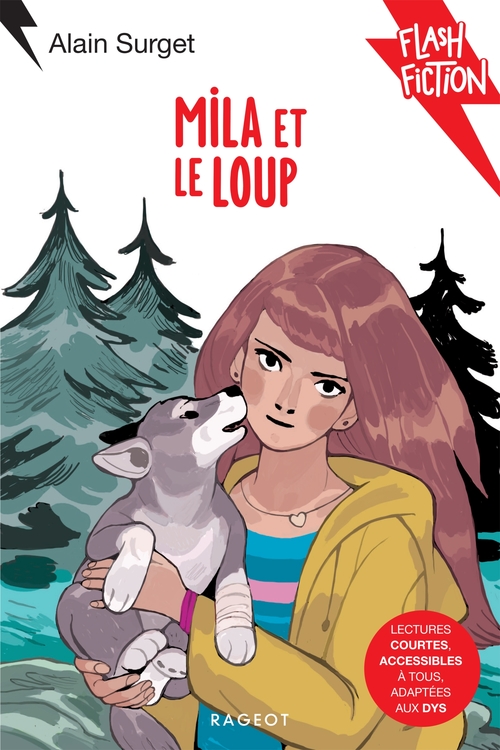 Couverture ebook de Mila et le loup, de Alain Surget, Daphné Collignon