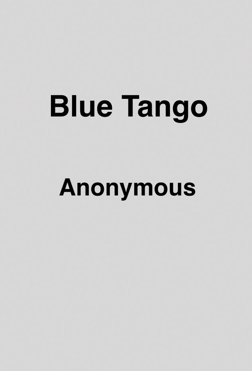 ebook cover of Blue Tango, by Anon Anonymous