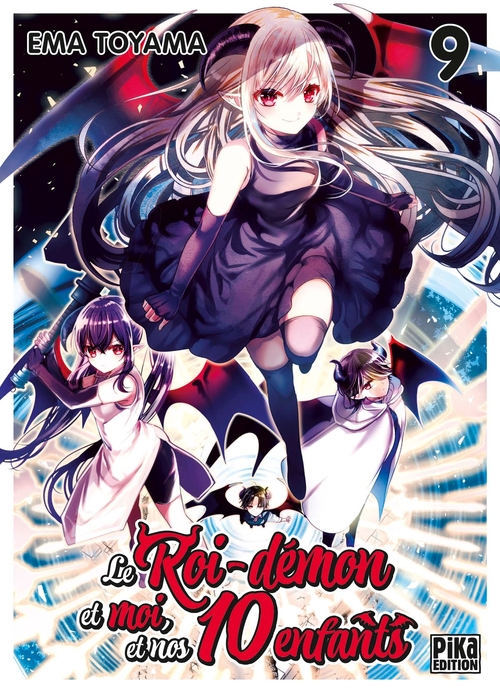 Couverture ebook de Le Roi-Démon et moi, et nos 10 enfants T09, de Ema Toyama