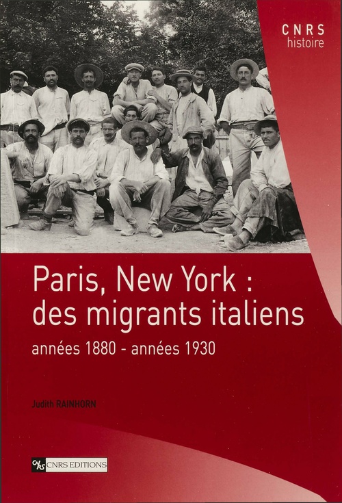 Couverture ebook de Paris, New-York : des migrants italiens, de Collectif