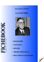 Couverture ebook de Fiche de lecture La Nausée, de Jean-Paul Sartre