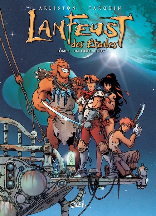 Couverture ebook de Lanfeust des Étoiles T01 - Un, Deux... Troy, de Christophe Arleston