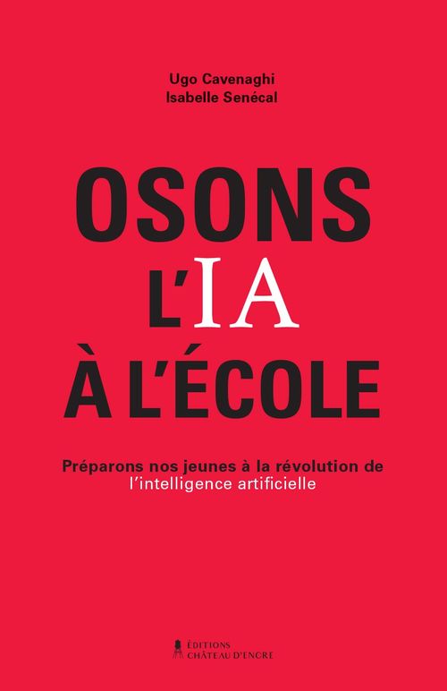 ebook cover of Osons l'IA à l'école, by Cavenaghi Ugo