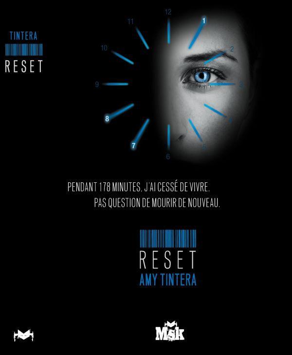 Couverture ebook de Reset, de Amy Tintera