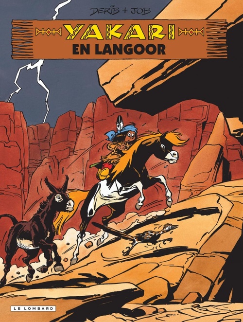 Couverture ebook de Yakari en Langoor, de Job