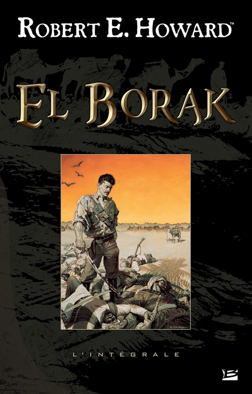 ebook cover of El Borak, by Robert E. Howard