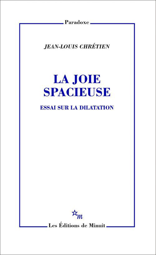 Couverture ebook de La Joie spacieuse, de Jean-Louis Chrétien
