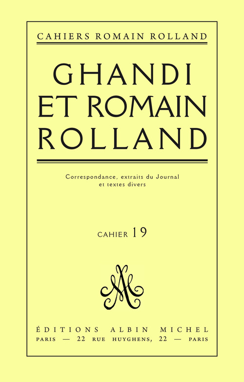 Couverture ebook de Gandhi et Romain Rolland, de Romain Rolland