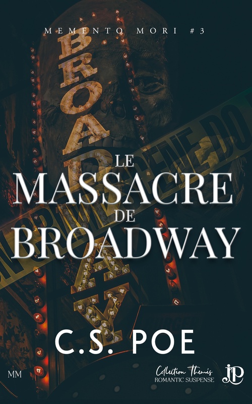 ebook cover of Le massacre de Broadway, by C.S. Poe