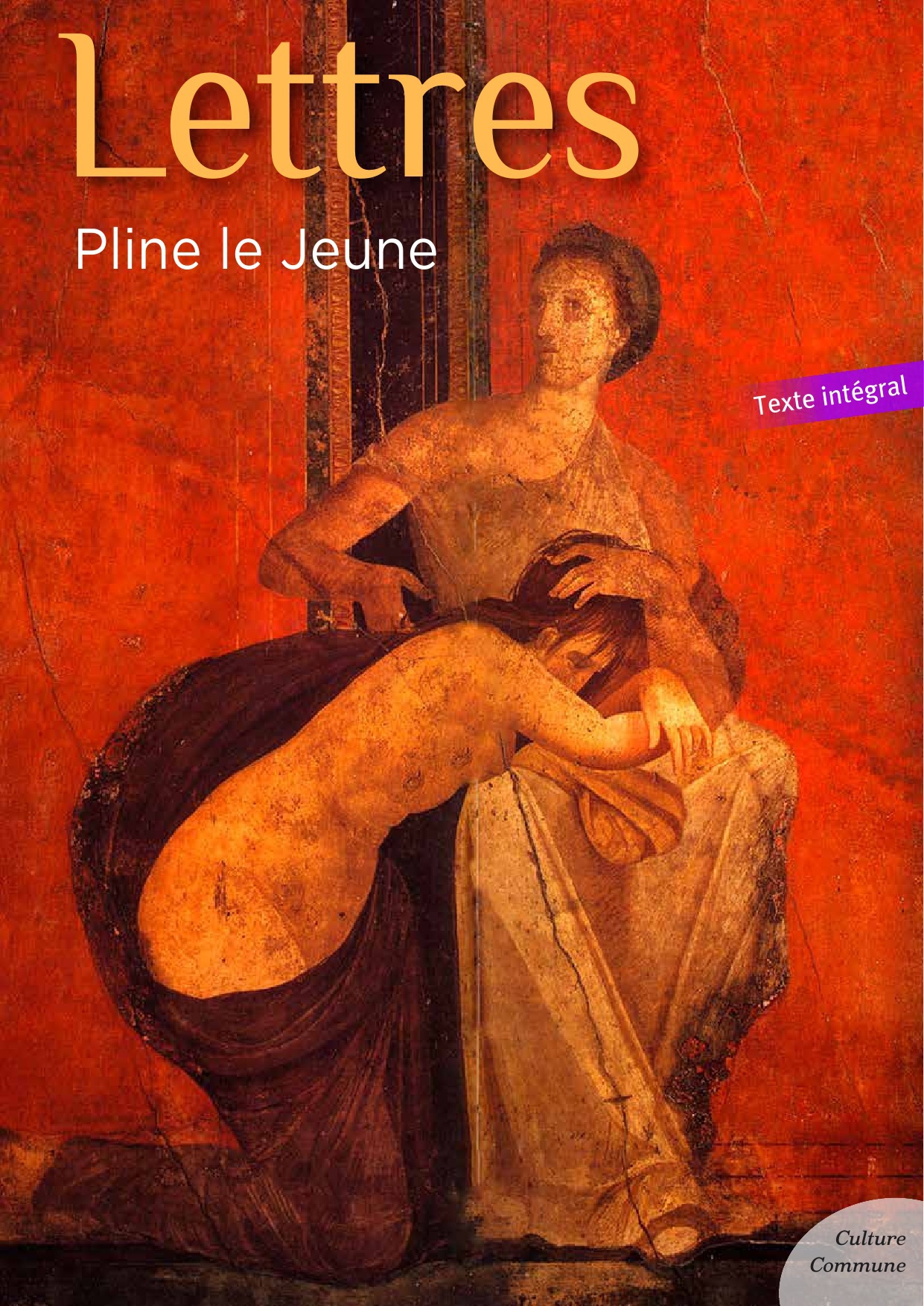 ebook cover of Les lettres, by Pline le jeune