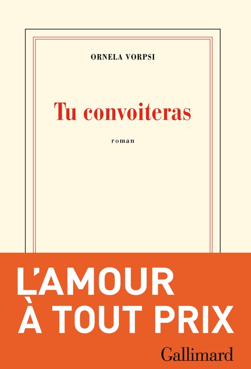Couverture ebook de Tu convoiteras, de Ornela Vorpsi