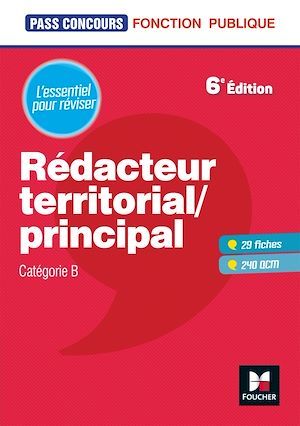 ebook cover of Pass'Concours - Rédacteur territorial/principal - Cat B - Révision et entraînement, by René Canfin-Doco, Claude Parisse, Florence Lapierre Daric
