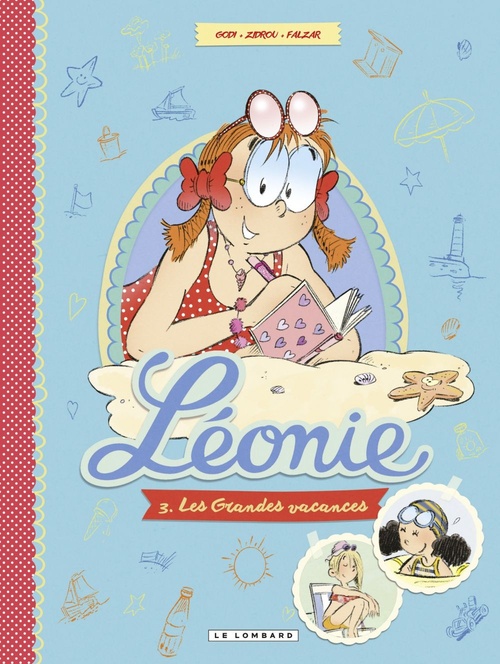 Couverture ebook de Léonie - Tome 3 - Les Grandes vacances, de Falzar, Zidrou