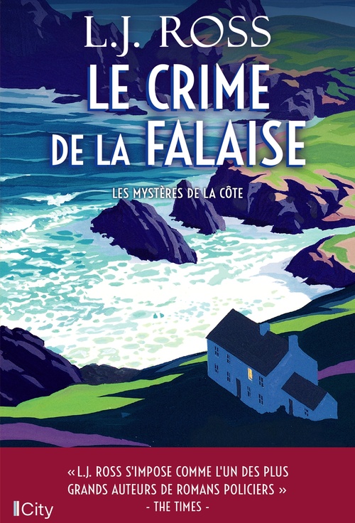ebook cover of Le crime de la falaise, by LJ Ross