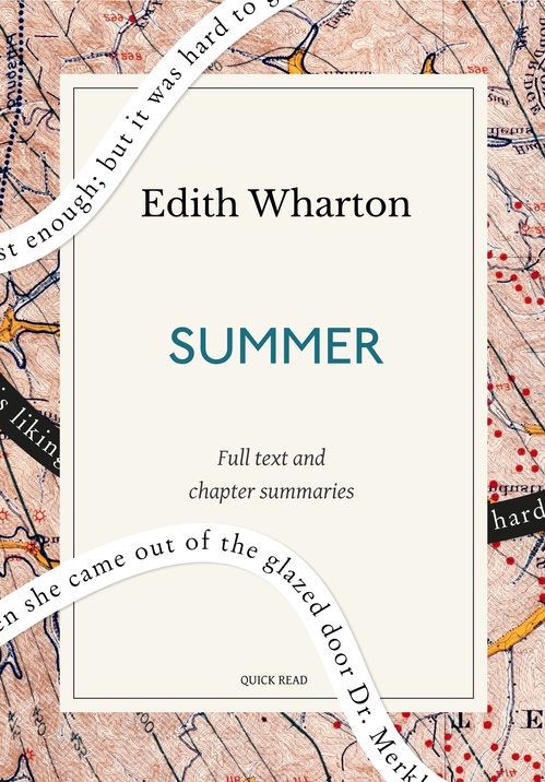 Couverture ebook de Summer: A Quick Read edition, de Edith Wharton, Quick Read