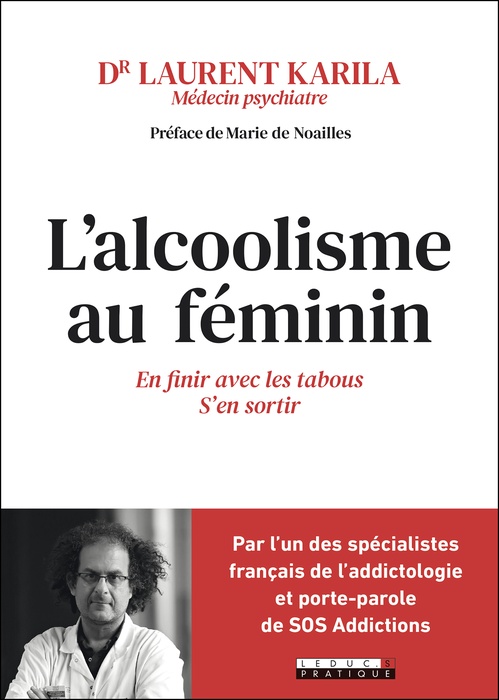 Couverture ebook de L'alcoolisme au féminin, de Laurent Karila
