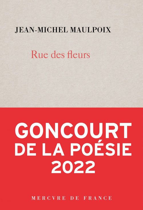 Couverture ebook de Rue des fleurs, de Jean-Michel Maulpoix