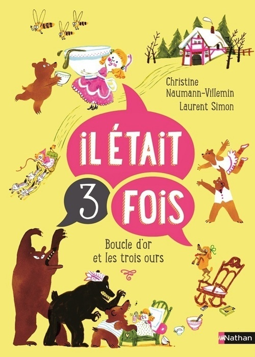 Couverture ebook de Il était 3 fois... Boucle d'or et les trois ours, de Christine Naumann-Villemin