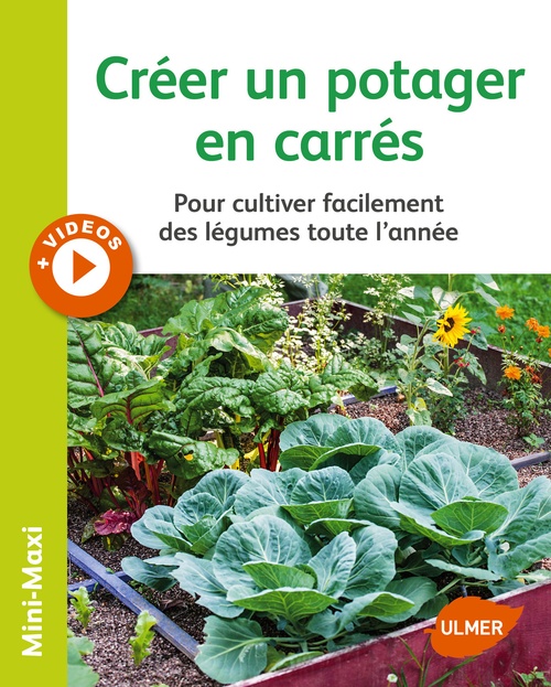 ebook cover of Créer un potager en carrés, by Jean-Michel Groult