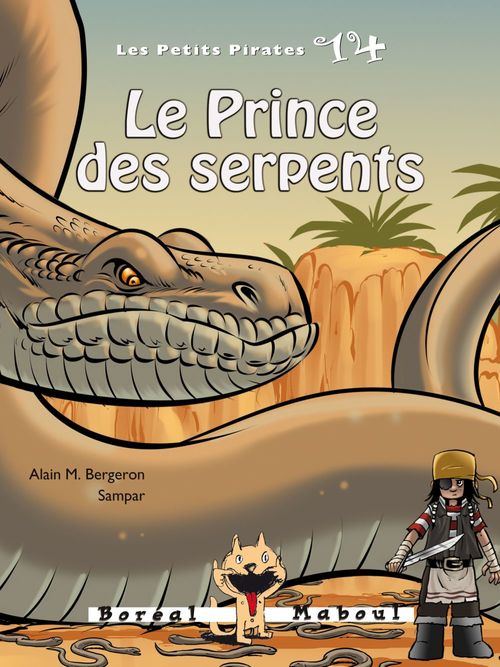 Couverture ebook de Le prince des serpents, de Alain M. Bergeron