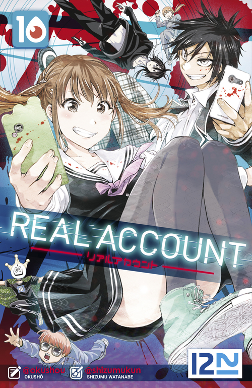 Couverture ebook de Real Account - tome 10, de Shizumu Watanabe, Okushô