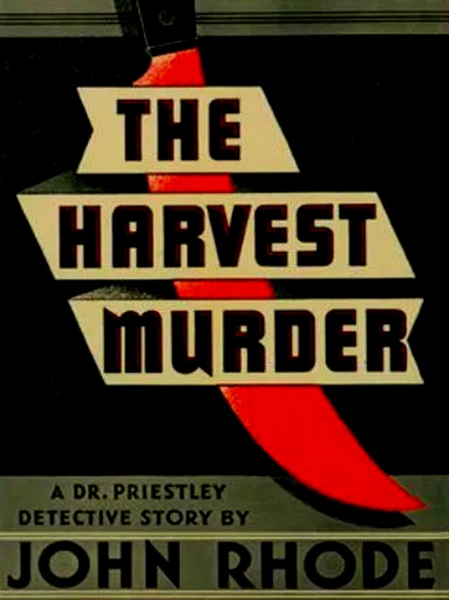 ebook cover of The Harvest Murder, by John Rhode