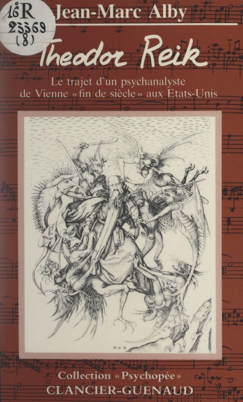 Couverture ebook de Théodor Reik, de Jean-Marc Alby