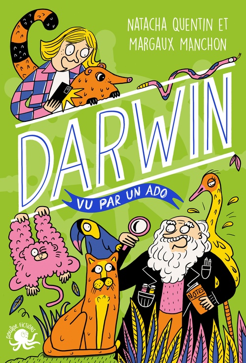 ebook cover of 100 % Bio - Darwin vu par un ado, by Margaux Manchon, Natacha Quentin