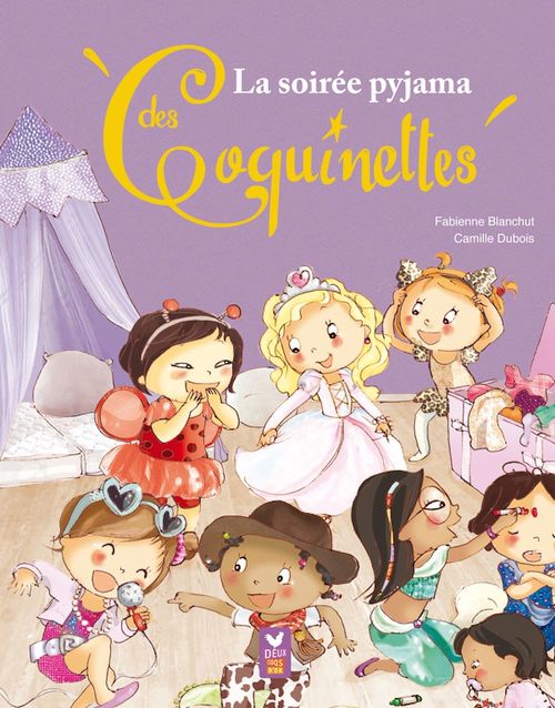 Couverture ebook de La soirée pyjama des Coquinettes, de Fabienne Blanchut