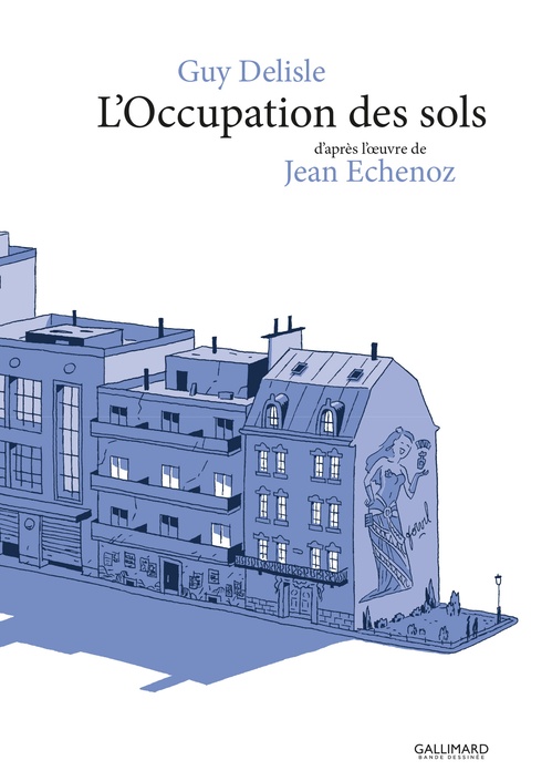 Couverture ebook de L'Occupation des sols, de Jean Echenoz, Guy Delisle