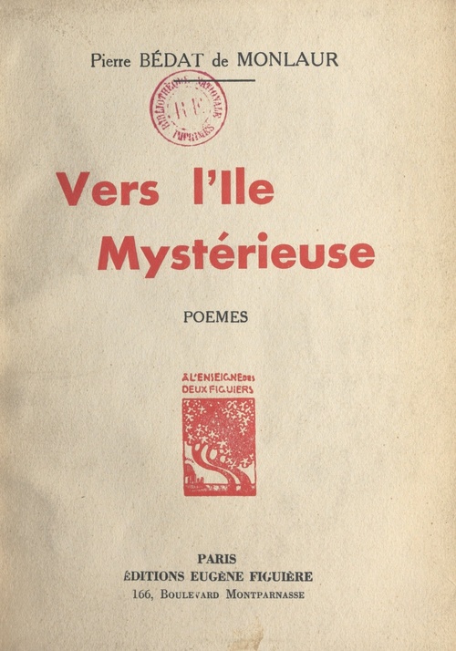 Couverture ebook de Vers l'île mystérieuse, de Pierre Bedat De Monlaur