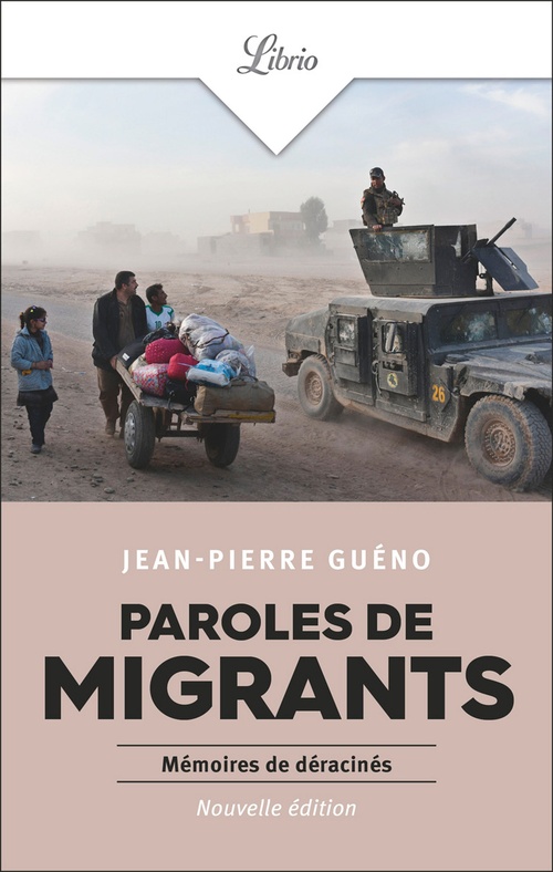 Couverture ebook de Paroles de migrants, de Jean-Pierre Guéno