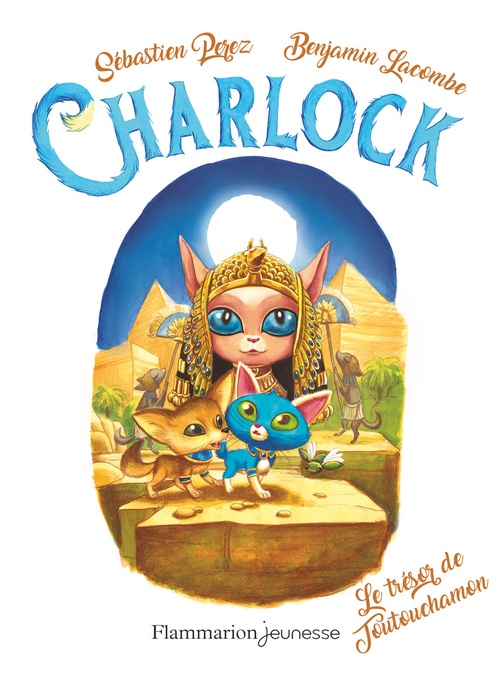ebook cover of Charlock (Tome 8) - Le trésor de Toutouchamon, by Benjamin Lacombe, Sébastien Perez