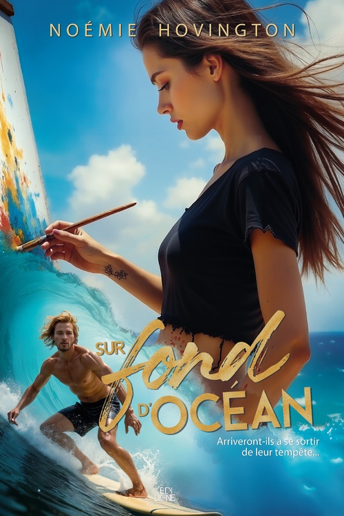 Couverture ebook de Sur fond d'océan, de Noémie Hovington