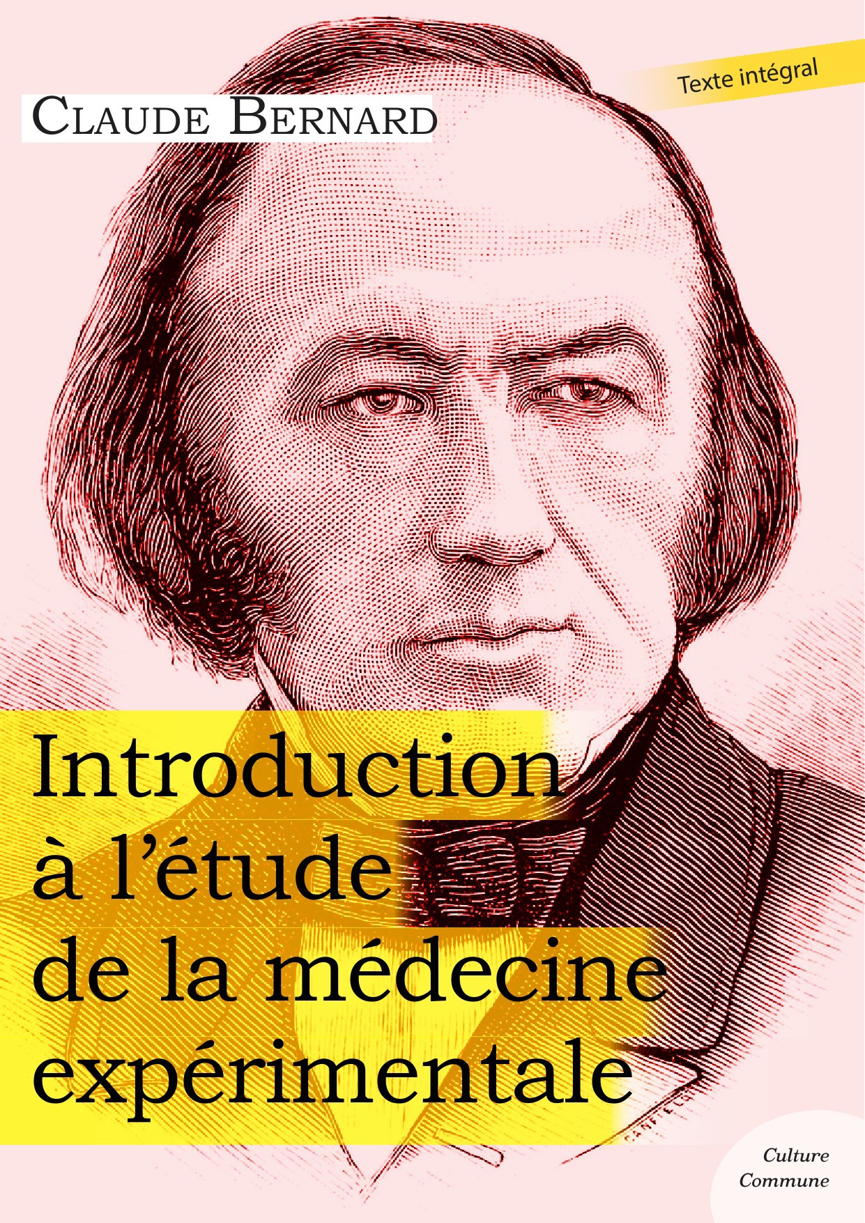 ebook cover of Introduction à l'étude de la médecine expérimentale, by Claude Bernard