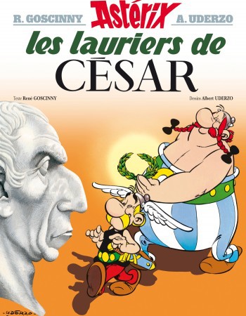 ebook cover of Astérix - Les Lauriers de César - n°18, by René Goscinny, Albert Uderzo