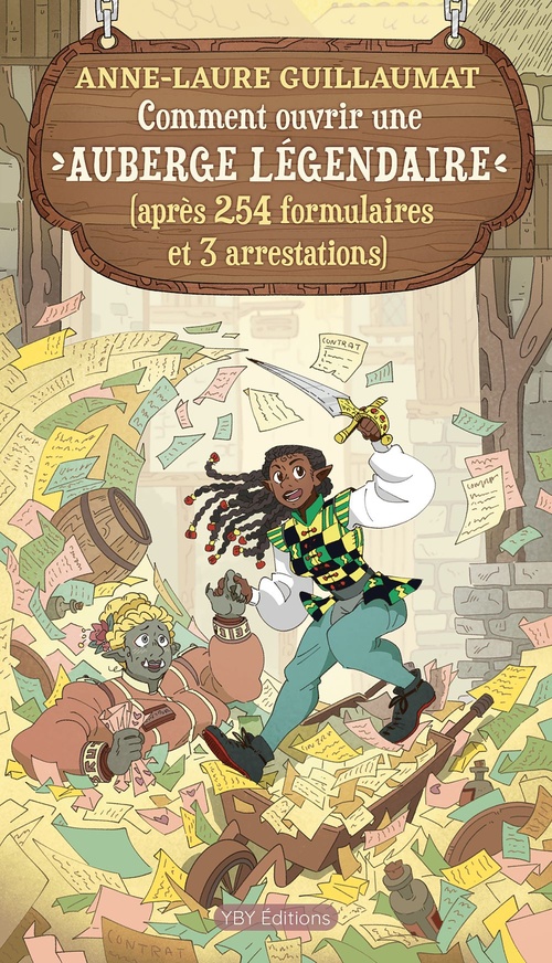 Couverture ebook de Comment ouvrir une auberge légendaire, de Anne-Laure Guillaumat, Thanaël
