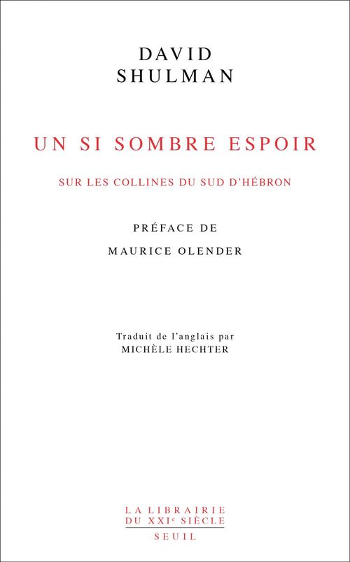 Couverture ebook de Un si sombre espoir, de David Shulman