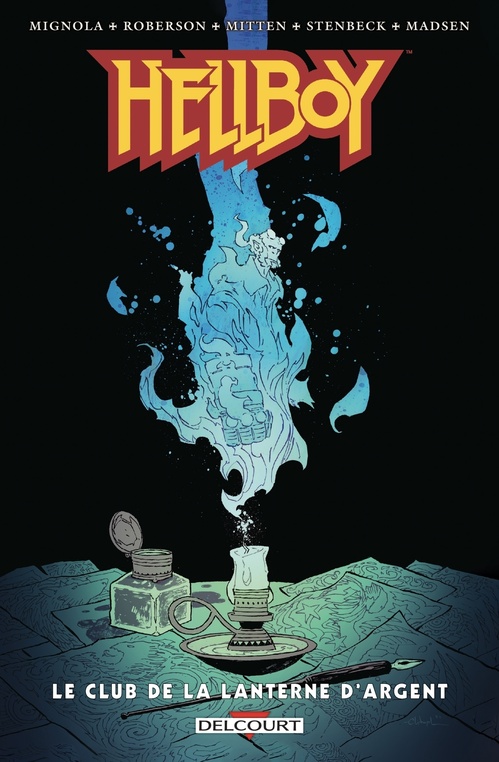 Couverture ebook de Hellboy T18 - Le club de la lanterne d'argent, de Mike Mignola